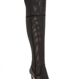 Women's Vince Camuto Kamorina Studded Over The Knee Boot, Size 6 M - Black