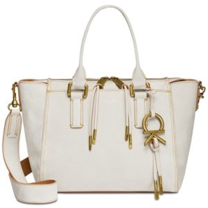 Calvin Klein Brynn Suede Small Satchel