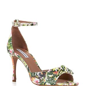 Tabitha Simmons Women's Mimmi Printed Leather High Heel Sandals