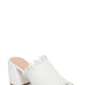 Women's Linea Paolo Inez Block Heel Sandal, Size 5 M - White