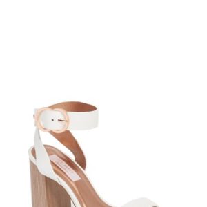 Women's Ted Baker London Vallama Block Heel Sandal, Size 5 M - White