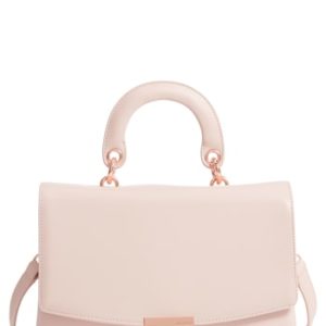 Ted Baker London Keiira Lady Bag Faux Leather Top Handle Satchel - Pink