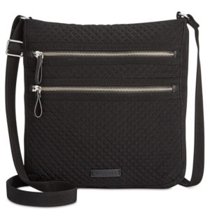 Vera Bradley Iconic Triple-Zip Hipster Crossbody