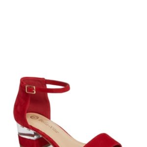 Women's Bella Vita Fitz Block Heel Sandal, Size 8.5 N - Red