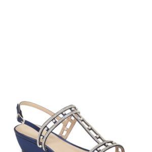 Women's Paradox London Pink Kamara Embellished Wedge Sandal