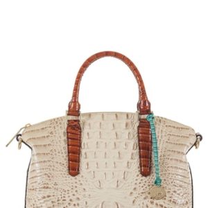 Brahmin Duxbury Embossed Leather Satchel -