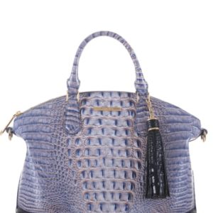 Brahmin Large Duxbury Embossed Leather Satchel -