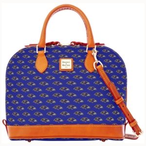 Dooney & Bourke Baltimore Ravens Zip Zip Satchel