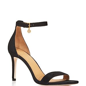 Tory Burch Women's Ellie Suede Ankle Strap High-Heel Sandals
