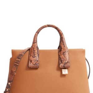 Michael Michael Kors Rollins Leather Satchel - Brown