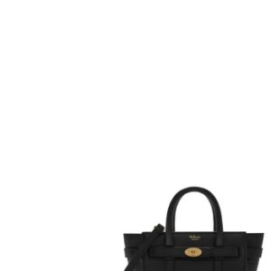 Mulberry Micro Bayswater Leather Satchel - Black