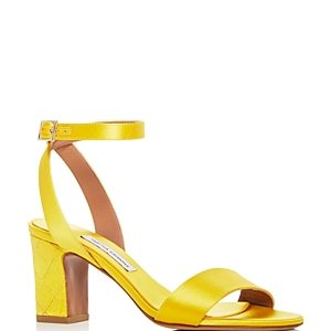 Tabitha Simmons Women's Leticia Satin Ankle Strap High-Heel Sandals