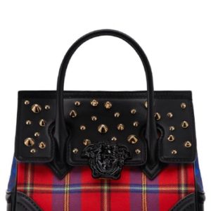 Versace Medium Clash Palazzo Empire Satchel - Black