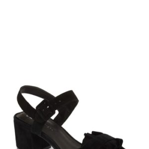 Women's E8 By Miista Sandie Block Heel Sandal, Size 7.5US / 38EU - Black