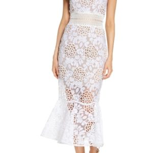 Women's Bronx And Banco Capri Floral Lace Midi Dress