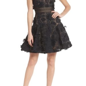 Women's Bronx And Banco Mishka Floral Lace Fit & Flare Dress
