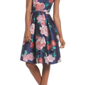 Women's Eliza J Floral Fit & Flare Dress