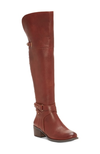 Women's Vince Camuto Bestant Over The Knee Boot, Size 5 M - Brown