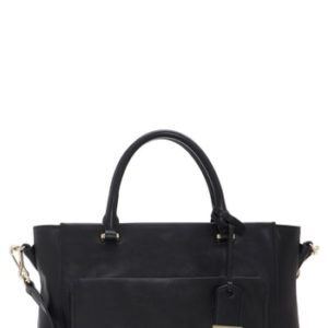 Vince Camuto Lina Leather Satchel - Black