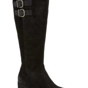 Women's B?rn Basil Knee High Boot, Size 6 Wide Calf M - Black