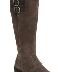 Women's B?rn Basil Knee High Boot, Size 6 Wide Calf M - Grey