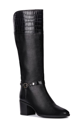 Women's Geox Glynna Knee High Boot, Size 9.5US / 39.5EU - Black