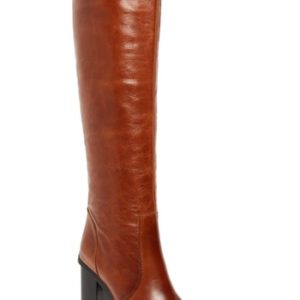 Women's Jeffrey Campbell Ittonia Knee High Boot, Size 5 M - Brown