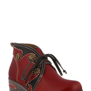 Women's L'Artiste Cookie Wedge Bootie, Size 5.5-6US / 36EU - Red