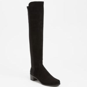 Women's Stuart Weitzman 'Reserve' Over The Knee Boot, Size 8.5 N - Black