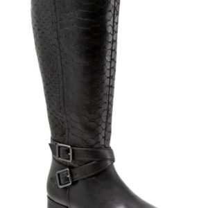 Women's Trotters Liberty Knee High Boot, Size 6 N - Black