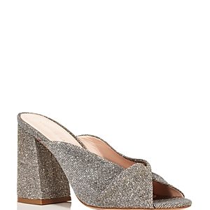 Loeffler Randall Women's Laurel Knotted Glitter High-Heel Sandals