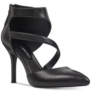 Nine West Forty Asymmetrical Strappy Pumps Women's Shoes