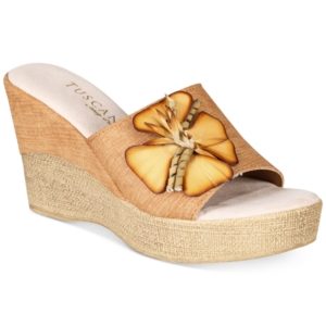 Tuscany by Easy Street Castello Wedge Sandals Women's Shoes