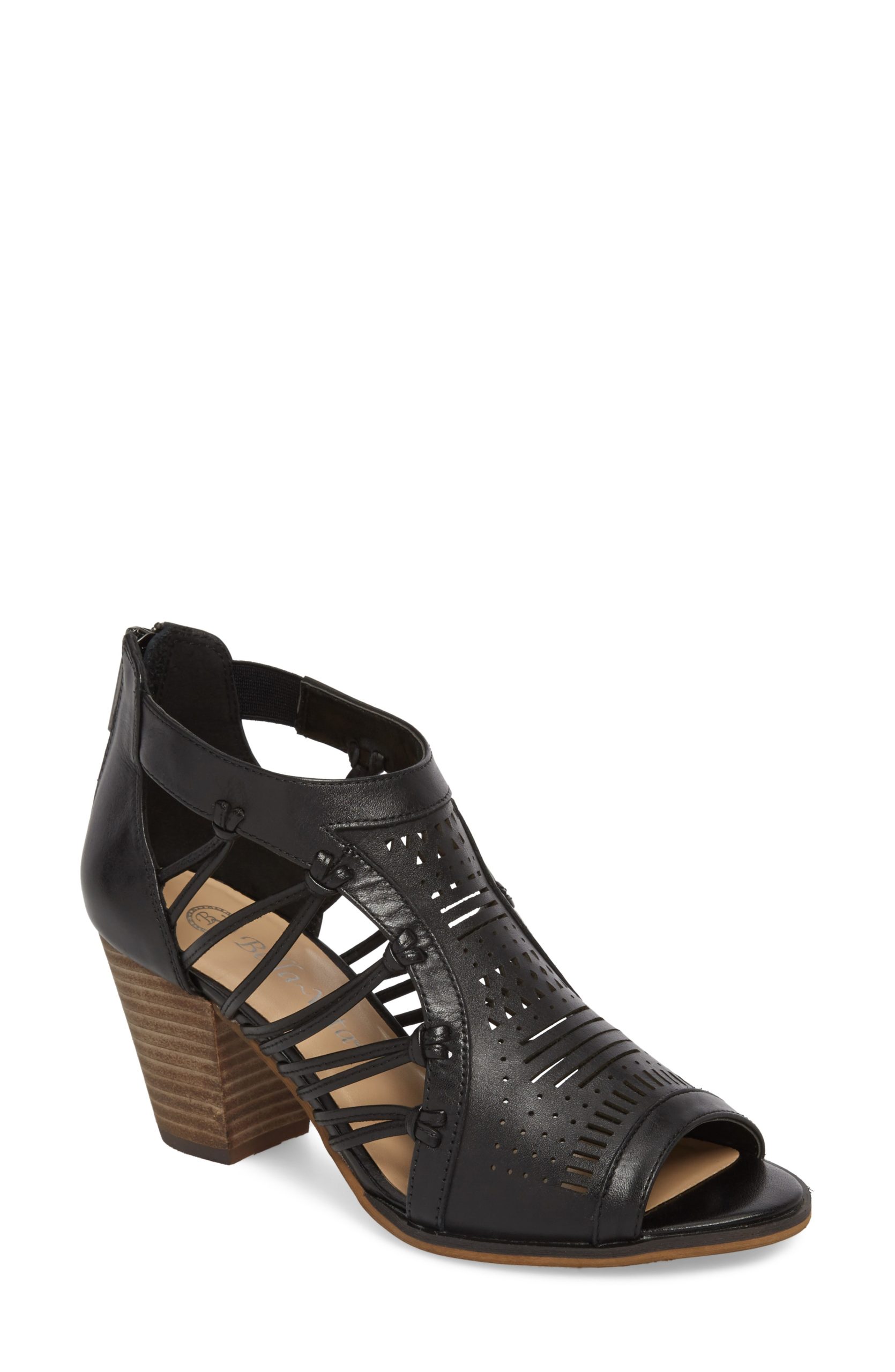 Women's Bella Vita Kortez Block Heel Sandal, Size 6 W - Black