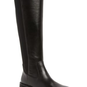 Women's Calvin Klein Themis Knee High Riding Boot, Size 5 M - Black