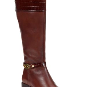 Women's Geox Glynna Knee High Boot, Size 7US / 37EU - Brown