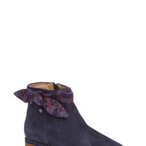 Women's Hush Puppies Catelyn Bow Bootie, Size 7.5 W - Blue