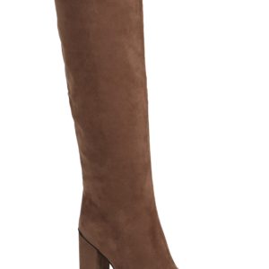 Women's Jeffrey Campbell Bandera Knee High Boot, Size 5 M - Beige