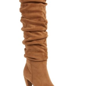 Women's Jeffrey Campbell Furiosa Knee High Boot, Size 5 M - Beige