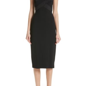 Women's Max Mara Ottelia Sheer Yoke Dress
