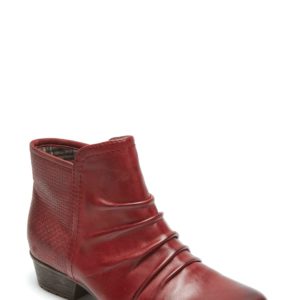 Women's Rockport Cobb Hill Gratasha Panel Bootie, Size 7.5 N - Red