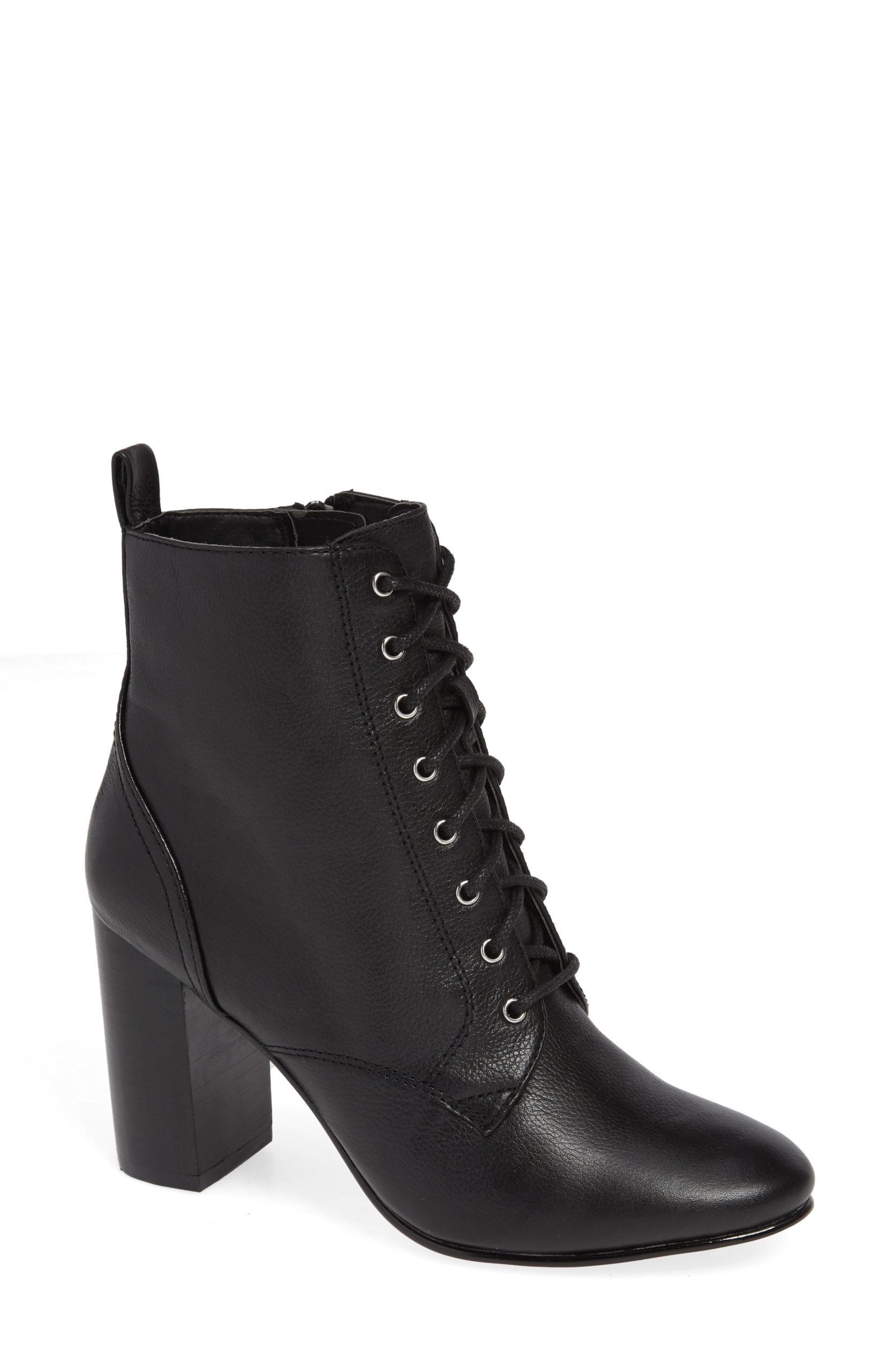 Women's Treasure & Bond Gram Lace-Up Bootie, Size 5 M - Black
